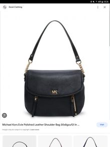 Michael Kors - Evie Medium Shoulder Crossbody Bag - Black - As New RRP 225