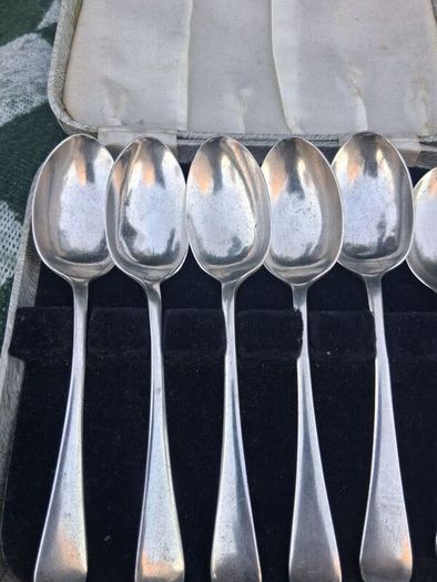 6 X Cooper Brothers Teaspoons (143 grams)