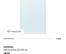 white ikea mirror