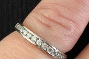 18ct diamond eternity/wedding