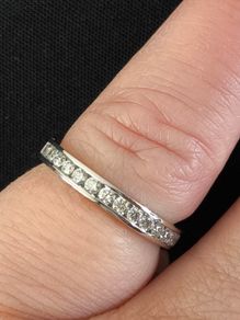 18ct diamond eternity/wedding