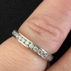 18ct diamond eternity/wedding