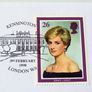 Lady Diana Angola Landmines BUNC Rare higher value year 1993 50p coin stamp cover Image 3