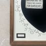 Shabby Chic Heart Chalkboard & Photo Display Memo Board Image 5