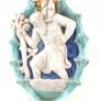 Antique Majolica Holy water font Image 2