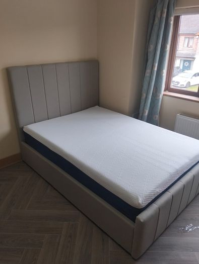 Double 4ft6 King 5ft Size Ottoman Gaslift Storage Beds Instock Free Delivery