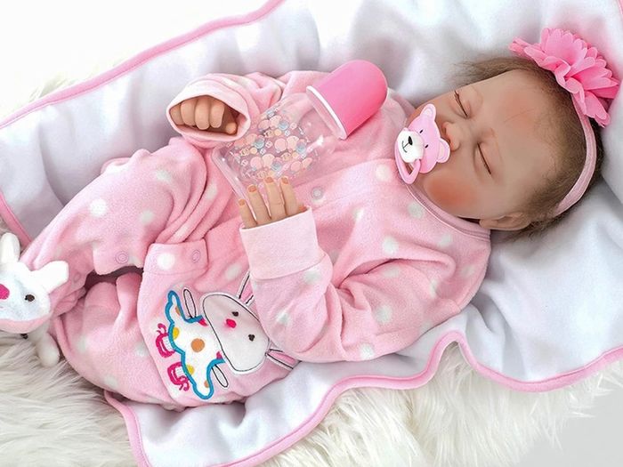 22 inches 55 cm Reborn Dolls Vinyl Soft Silicone Real Life Dolls Handmade Reborn Toddler Dolls Newborn Reborn Babies Toys (FREE POSTAGE)