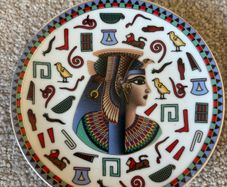 Small Egyptian Revival Decorative Plate