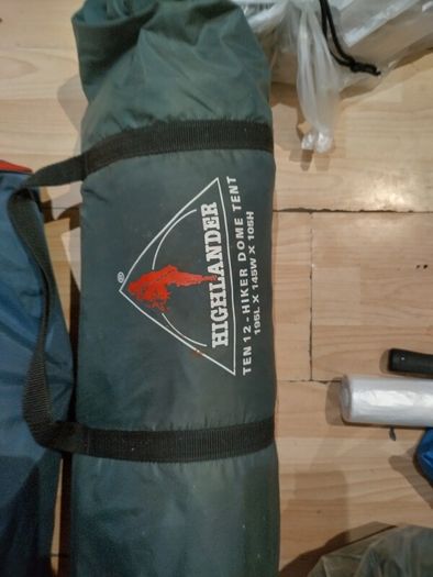 camping tent and chairs