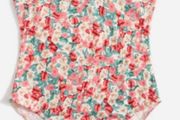 Floral High Cut Cami Bodysuit
