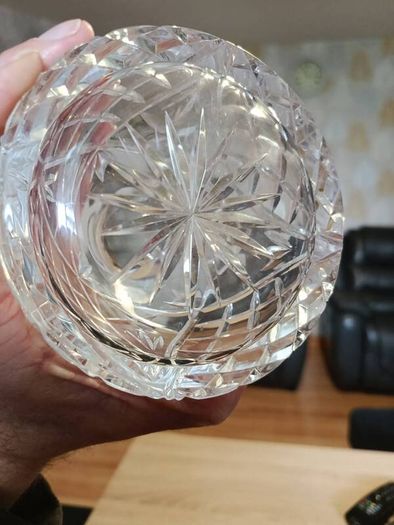 Dublin Crystal Glass Vase Hand Cut