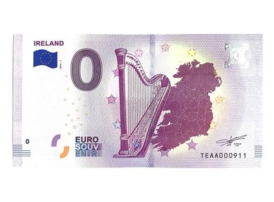 Ireland - 1st Zero Note - Now "SOLD OUT"