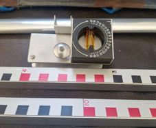 Vintage Measuring Surveyor's Staff Rod.