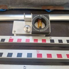Vintage Measuring Surveyor's Staff Rod.