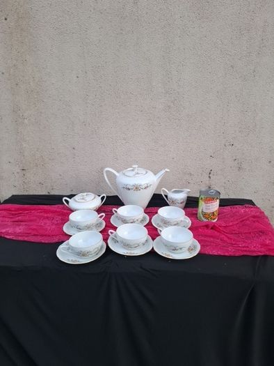 China floral tea set postage possible