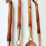 Brass Kitchen Utensil Rack Image 8