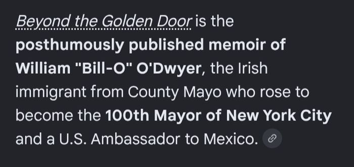 Bill O Dwyer Bohola Memoir