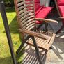 Pagoda Wooden Garden Chairs Image 4