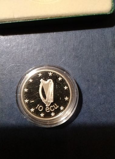 Eire   Central Bank Silver Proof Coin