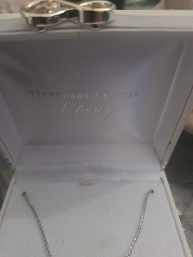Tipperary Crystal Infinity Interlocking Circle Pendant