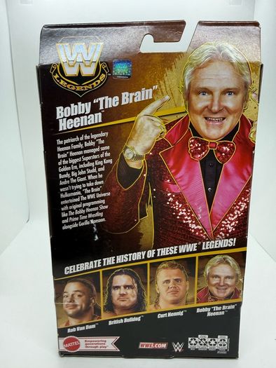 wwe elite legends series 29 Bobby The Brain Heenan action figure