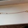 Mettle and Bloom Gold 14k plated Crescent Necklace Image 6