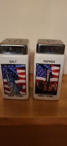 New York Salt and Pepper shakers