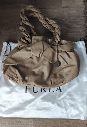 Furla Italian leather hobo bag / handbag
