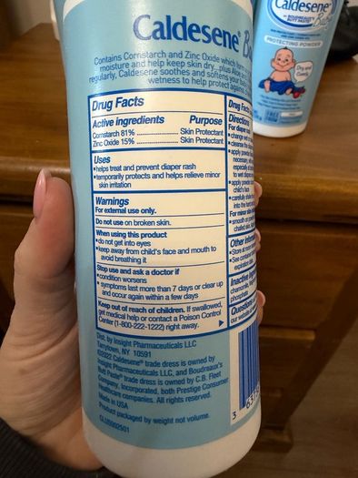 8 bottles of caldesene baby powder