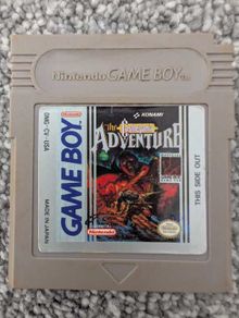 The Castlevania Adventure Gameboy