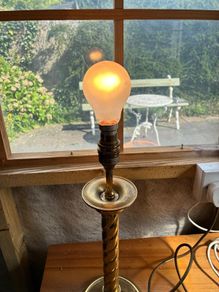 Table lamp - brass column style