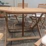 Pagoda wooden garden table and chairs Image 4
