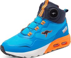 KangaROOS Boys Kx-Raptor Hi Fx Sneaker 18903-4054, Brilliant Blue Neon Orange, 29 EU, 11 UK
