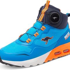 KangaROOS Boys Kx-Raptor Hi Fx Sneaker 18903-4054, Brilliant Blue Neon Orange, 29 EU, 11 UK