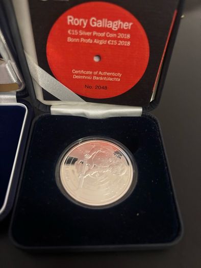 Modern Irish Musicans commemorative coin set