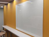 Wall mounted Magnetic Glassboard 2000 x 1200mm WHITE