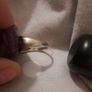 sterling silver ring with chunky quartz flower Image 5