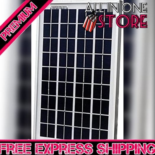 NEXT DAY DELIVERY 10W Solar Panel 10 Watt 12 Volt Pv Solar Module Solar Cell for 12 Volt battery Charge (FREE POSTAGE)