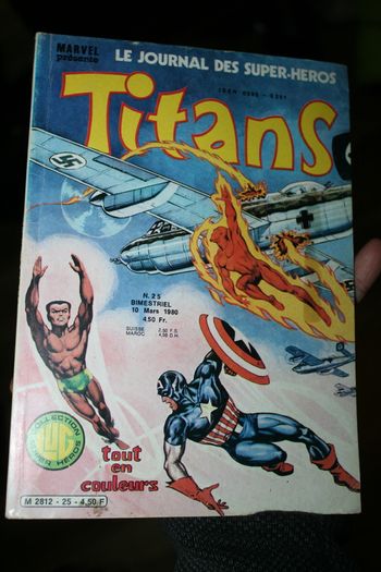 Vintage Titans Comics from 1977-1981