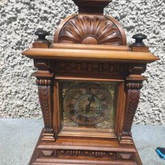 Antique 1850s German Bracket Clock Lenzkirch