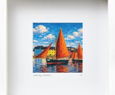 Galway, Hookers, mid size framed print, by artist Helen Mathews