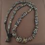 Antique Venetian Style Handmade Glass Beads Strand Necklace 24 inches Image 2