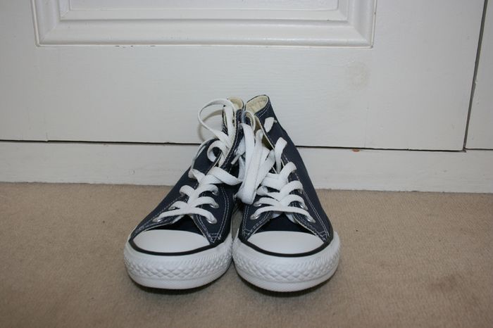 Converse Navy All Star High Top Trainers Brand New Never Used - Size U.K. 12.5