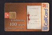 1999 Ireland 50 unit 100 years of Local Government in Ireland (ODS3) Call Card Used