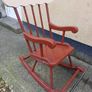 1940/50s Folk Art Rocking Chair Image 2