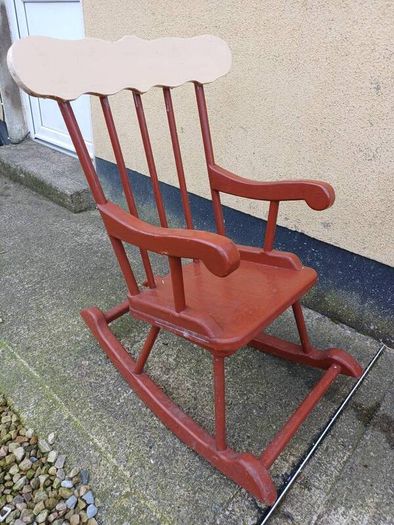 1940/50s Folk Art Rocking Chair