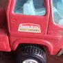 antique 1960s tin fire engine truck Image 7