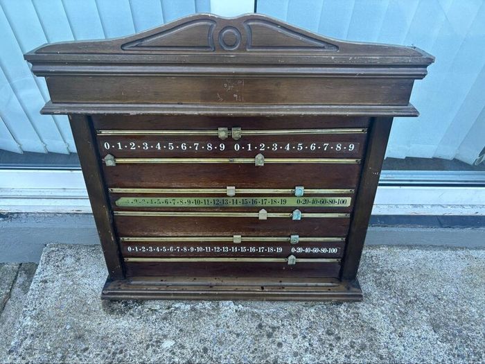 Vintage Snooker Scoreboard