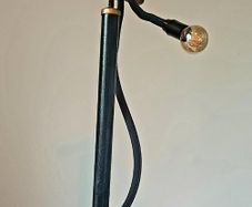 100 year old bike pump lamp