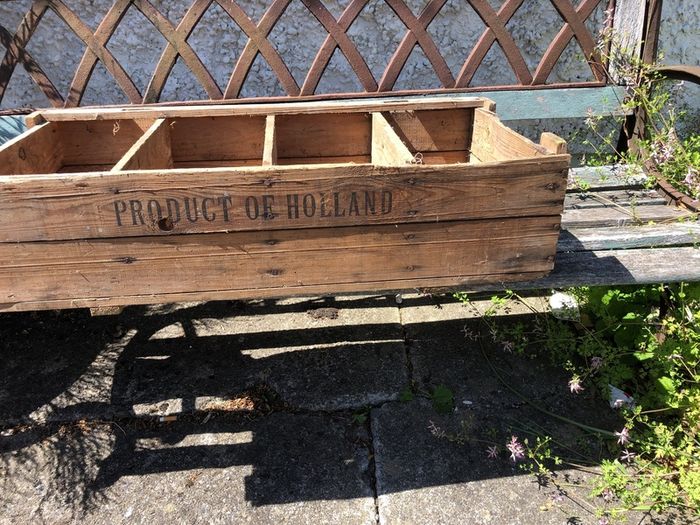 vintage wooden box